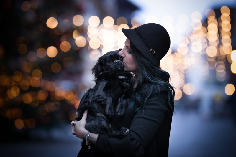 Tier-und Menschfotografie in weihnachtlicher Stimmung Rheinfelden Schweiz Photo-Passion