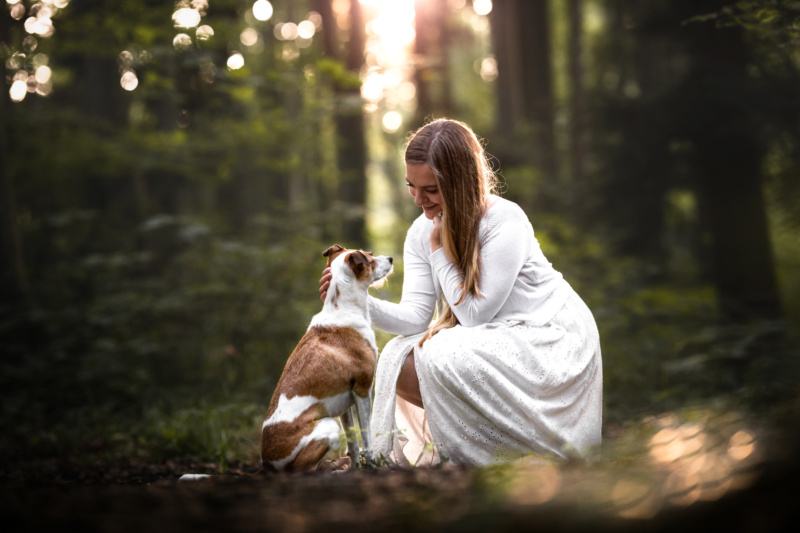 Hundefotoshooting mit Besitzerin Schweiz Bern