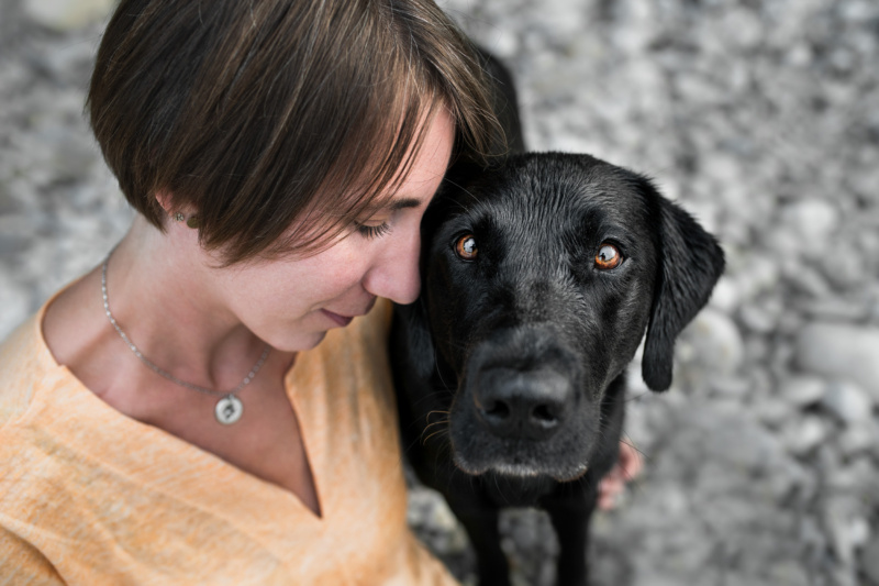 Mensch und Hund Fotoshooting in der Schweiz