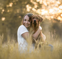 Hund und Mensch Fotoshooting Schweiz